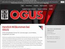 Tablet Screenshot of ogus.de